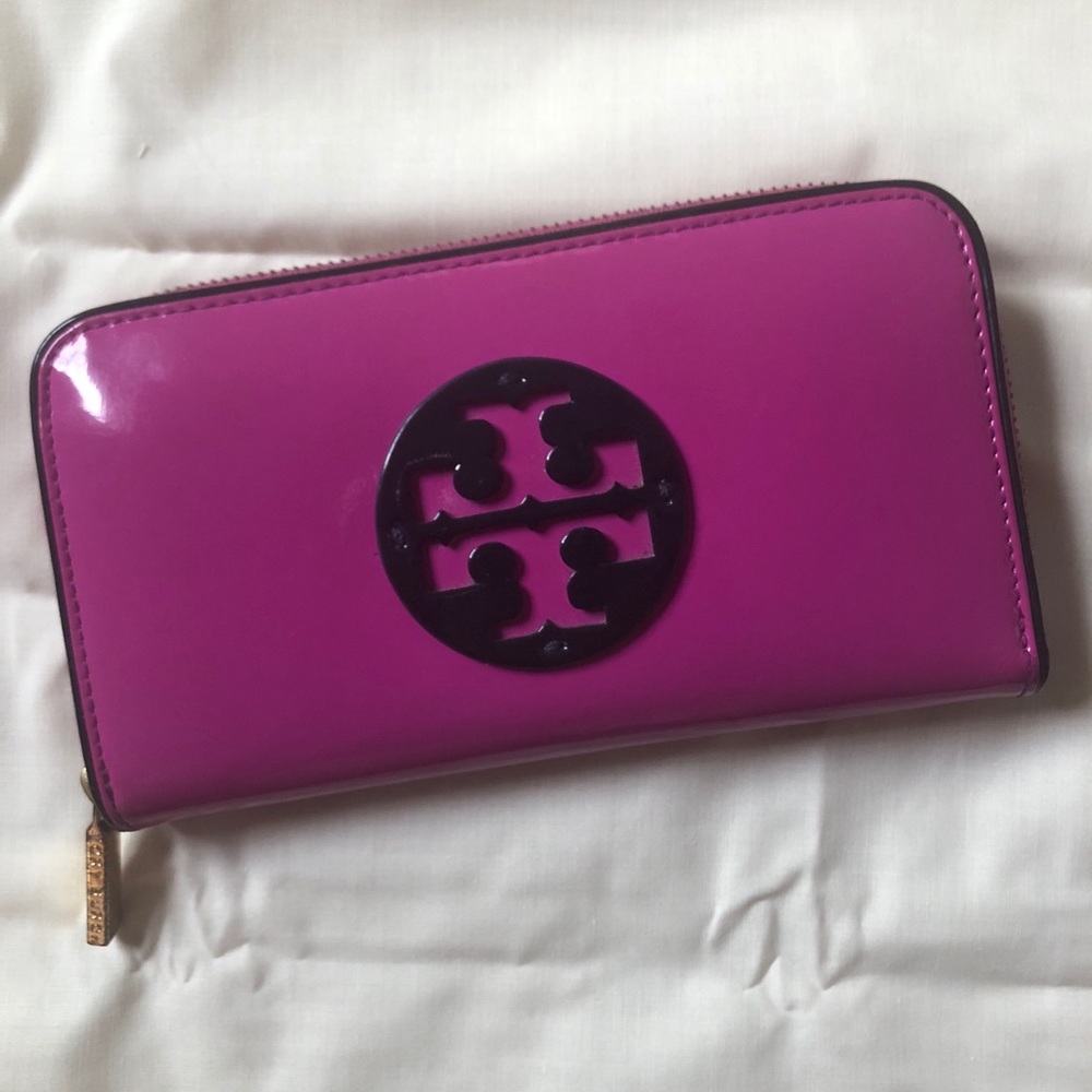 Pink Patent Leather Tory Burch Wallet OBO